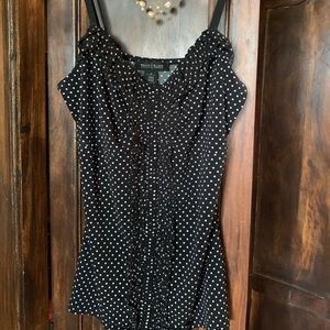 SOLD - WHBM polka dot tank camisole